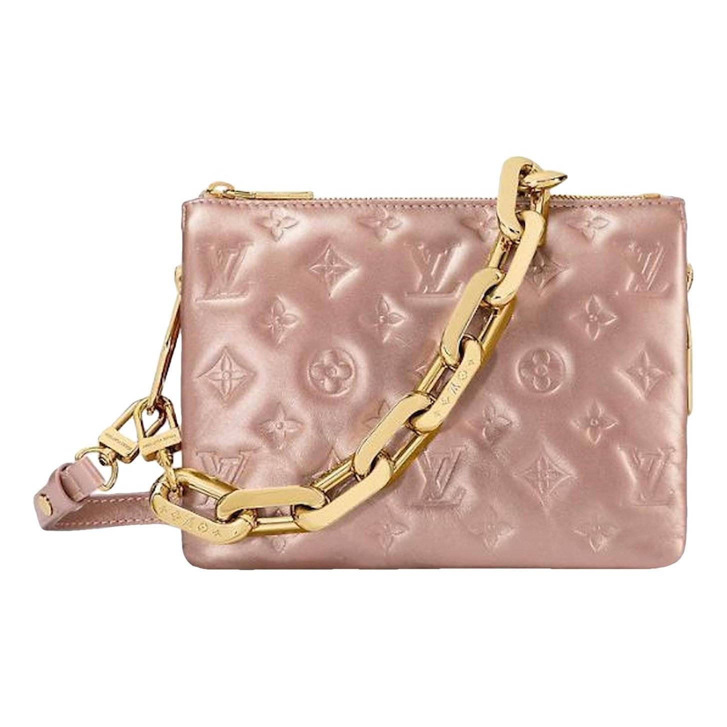 Coussin leather handbag