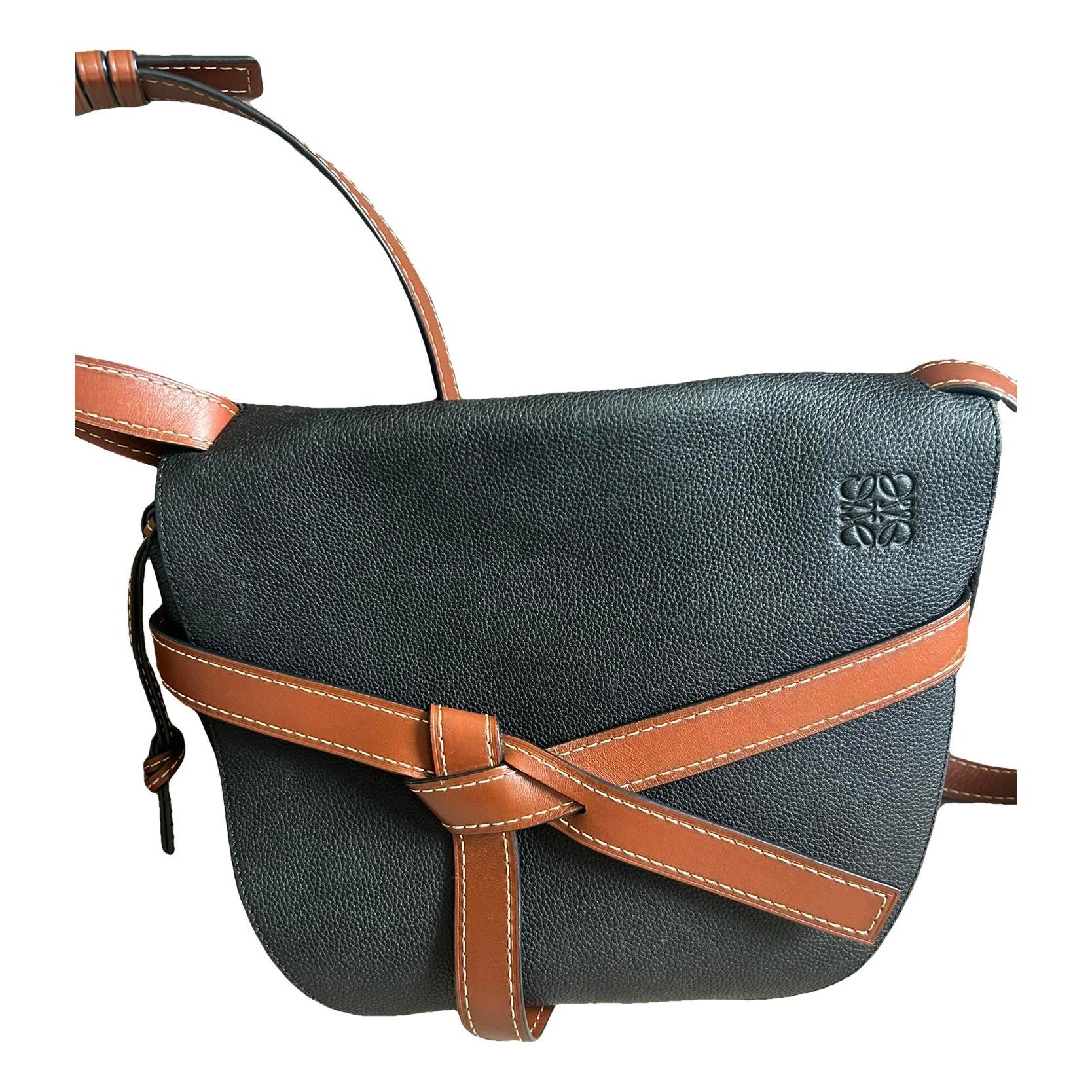 Gate leather crossbody bag