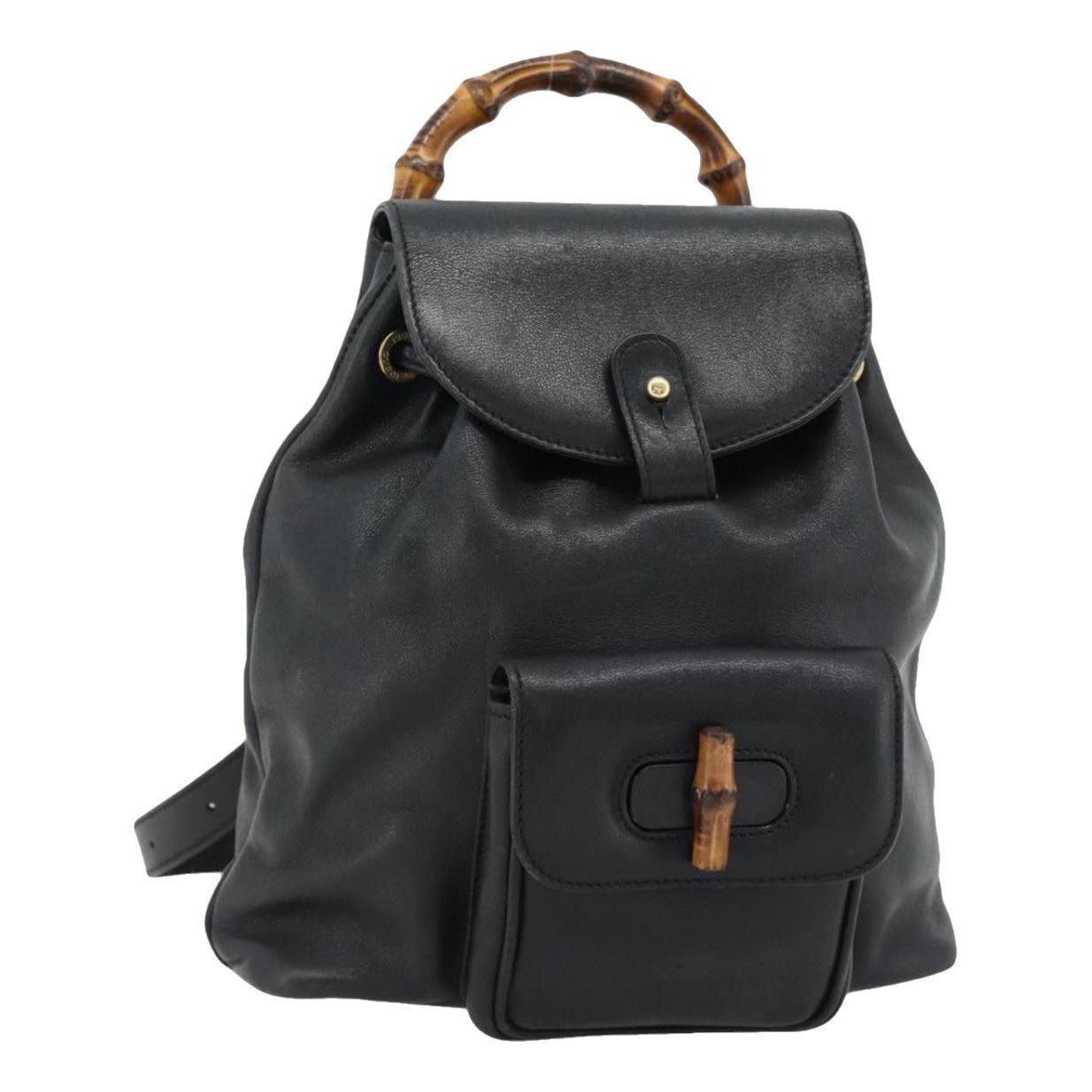 Leather backpack