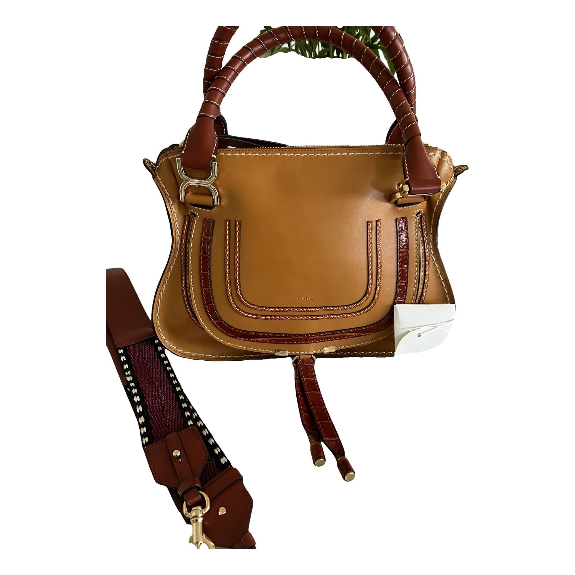 Marcie Top Handle leather handbag