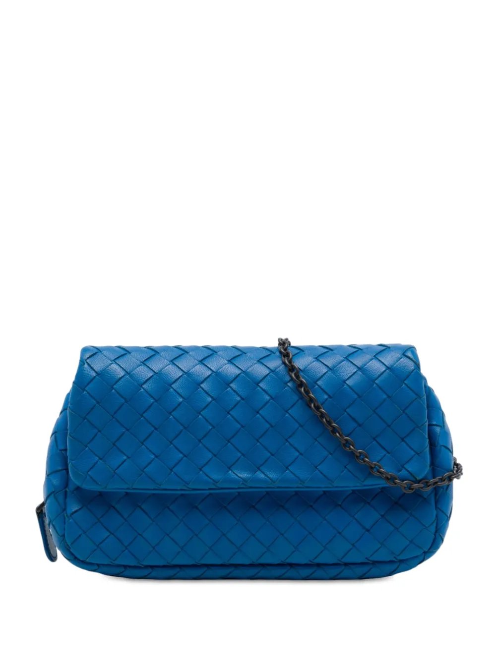 2012-2026 Mini Nappa Intrecciato Expandable Chain Flap crossbody bag