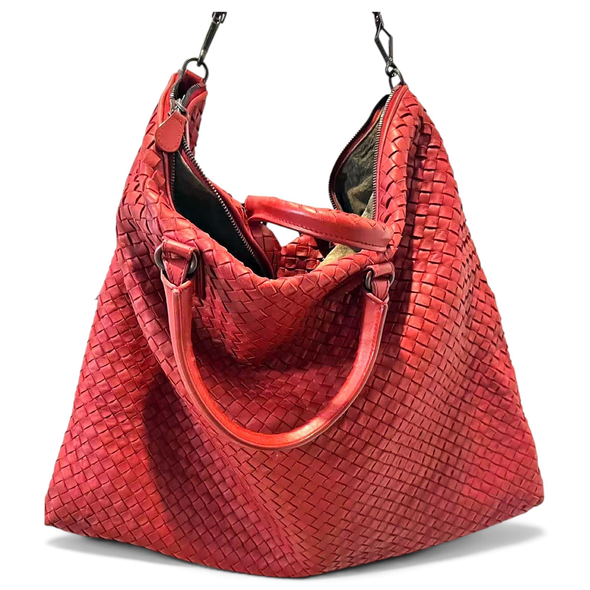 Leather handbag