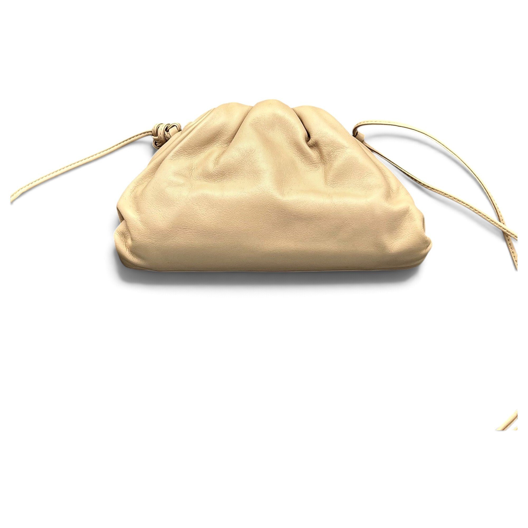 Pouch leather handbag