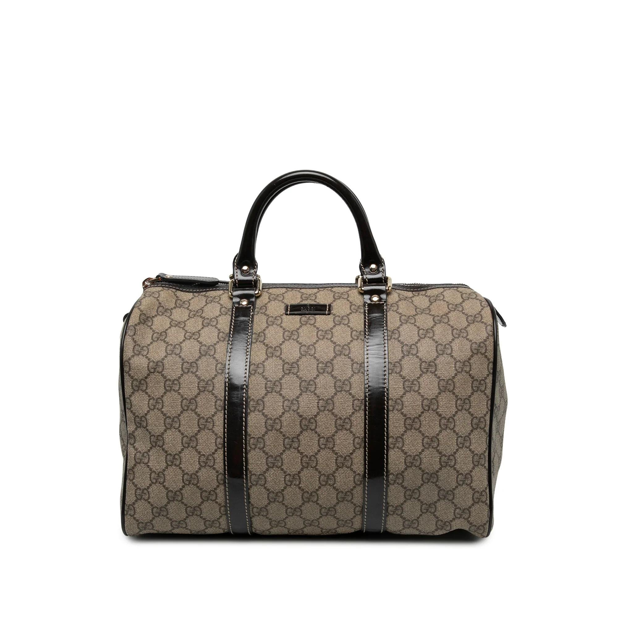 Boston leather handbag