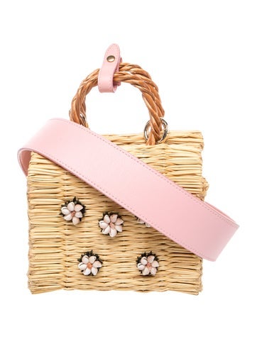 Heimat Atlantica Straw Top Handle Bag w/ Tags
