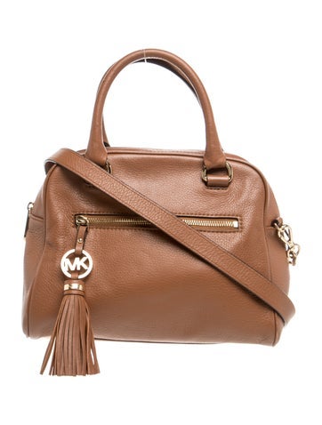 Leather Top Handle Bag