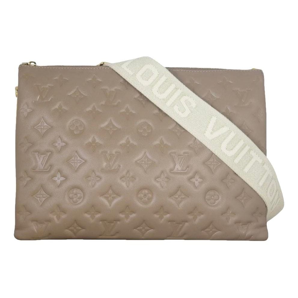 Coussin leather handbag