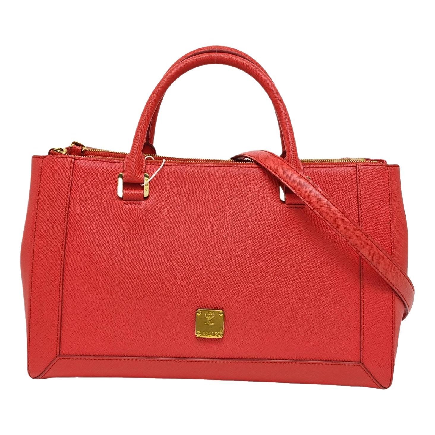 Leather handbag