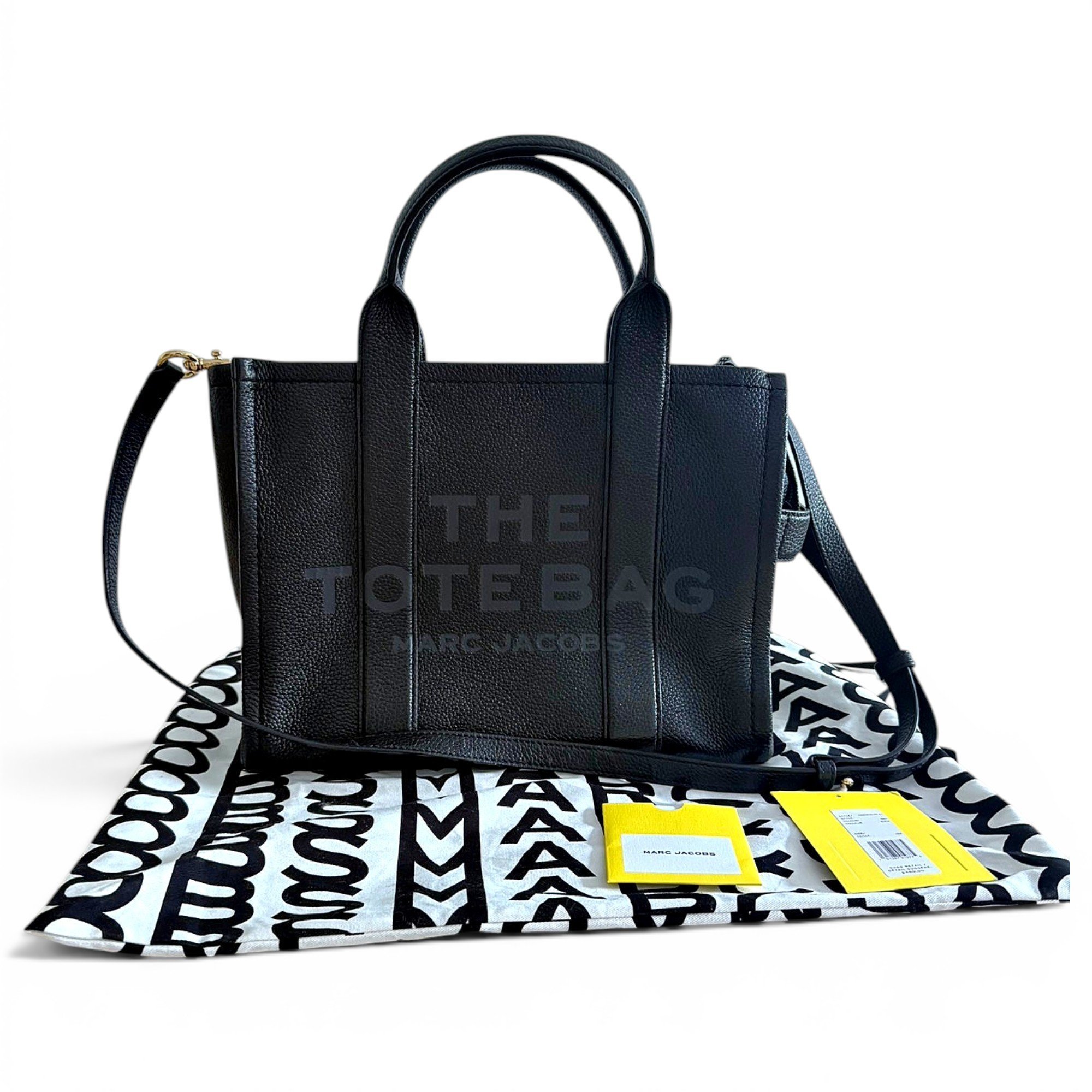 The Tag Tote leather tote