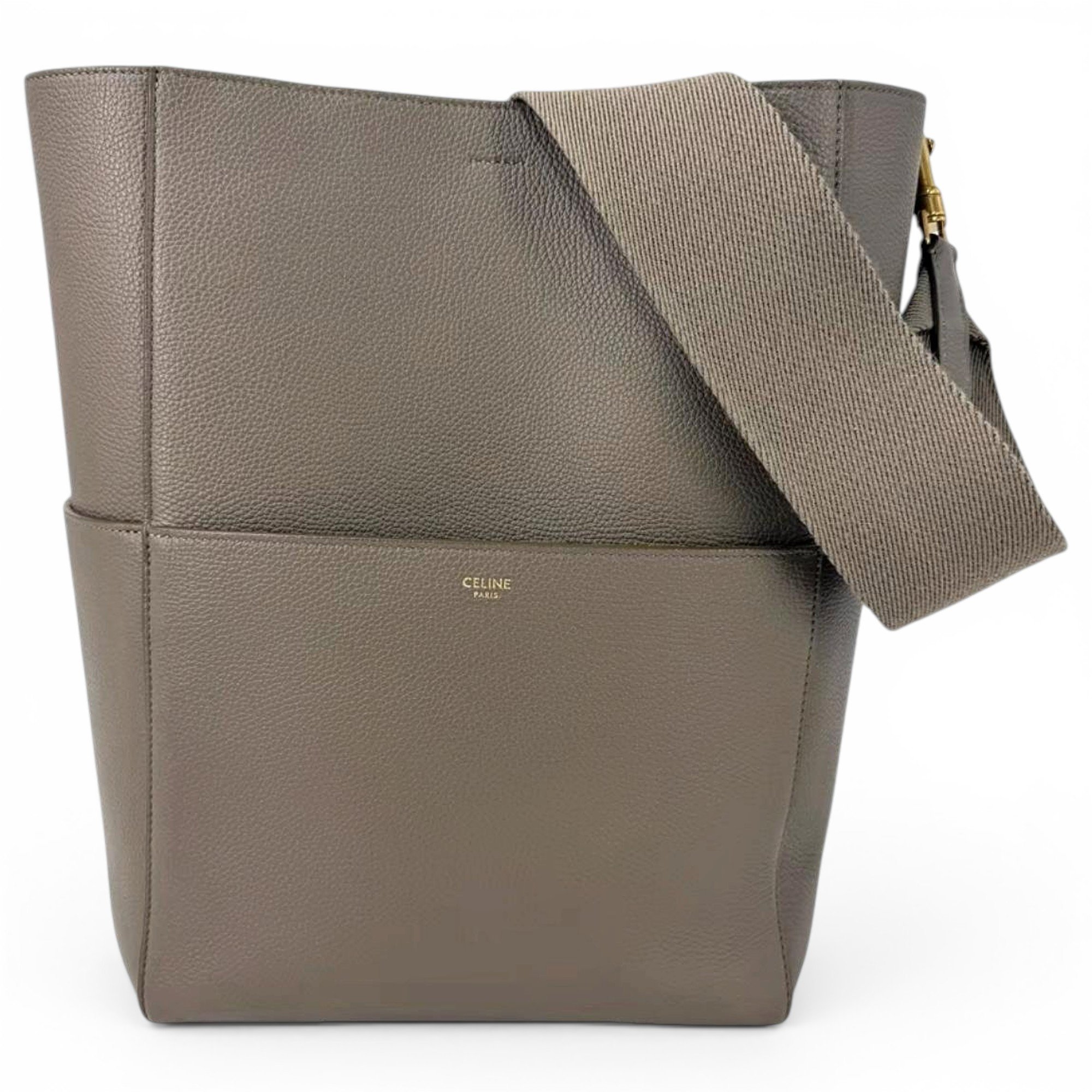 Seau Sangle leather tote