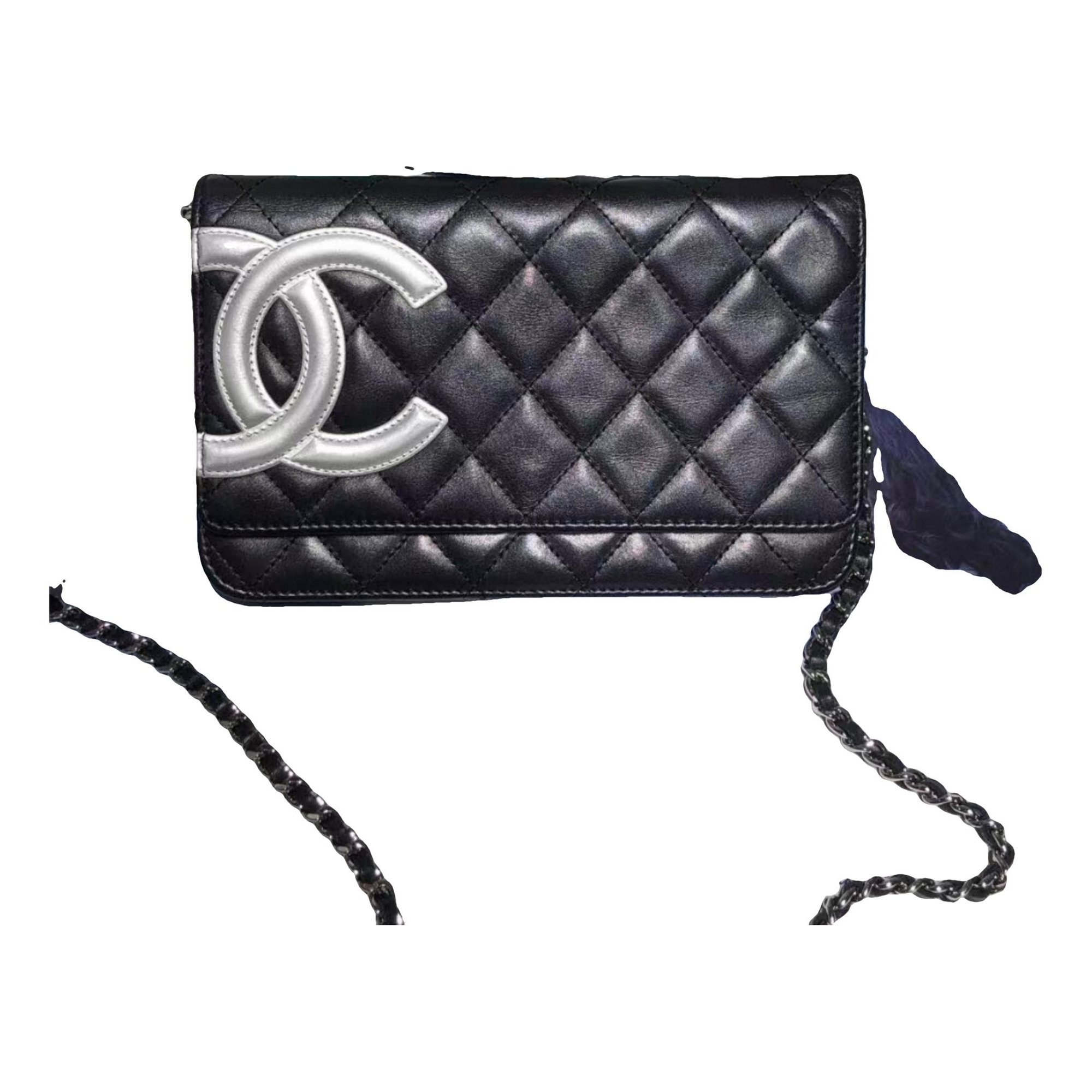 Wallet On Chain Cambon leather handbag