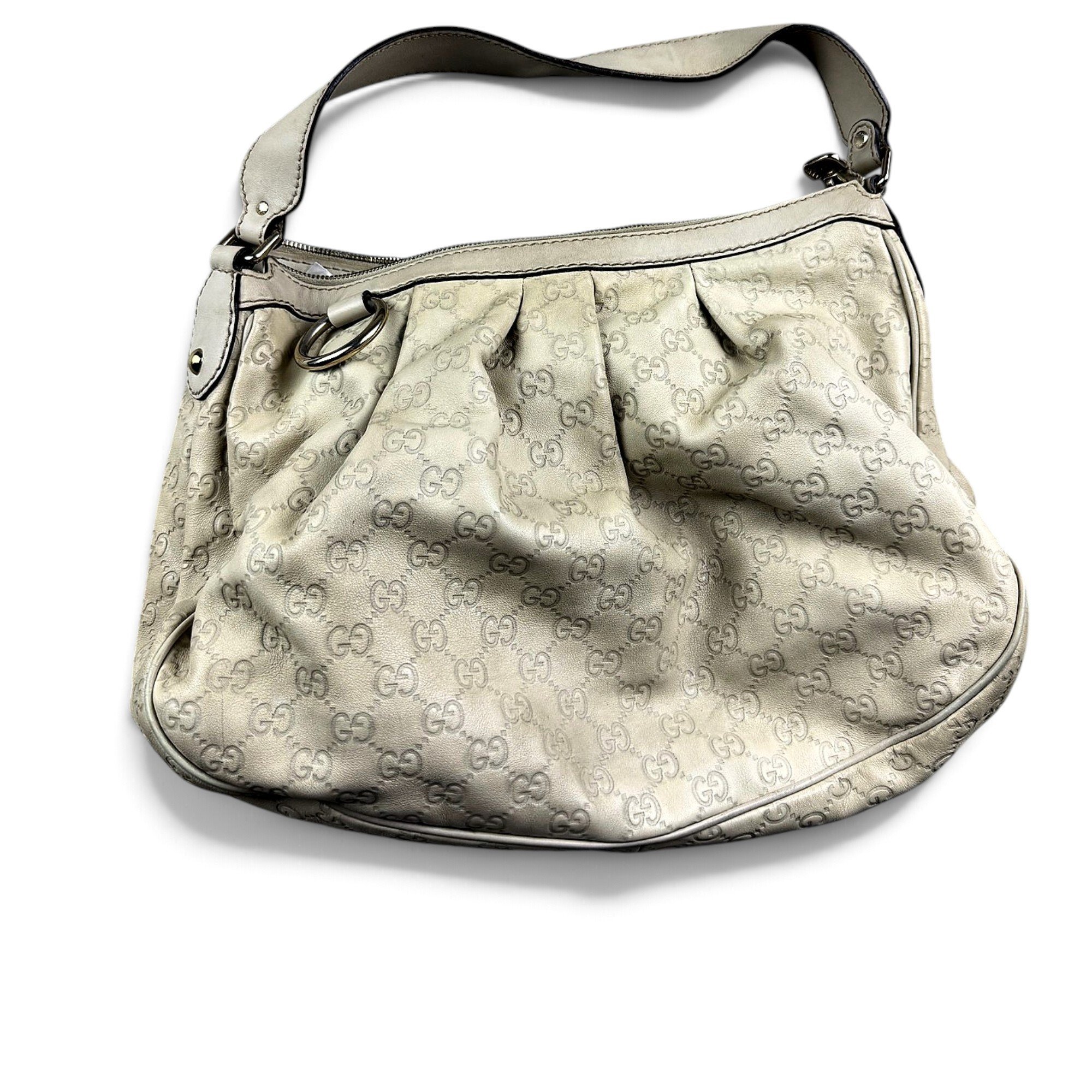 Hobo leather handbag