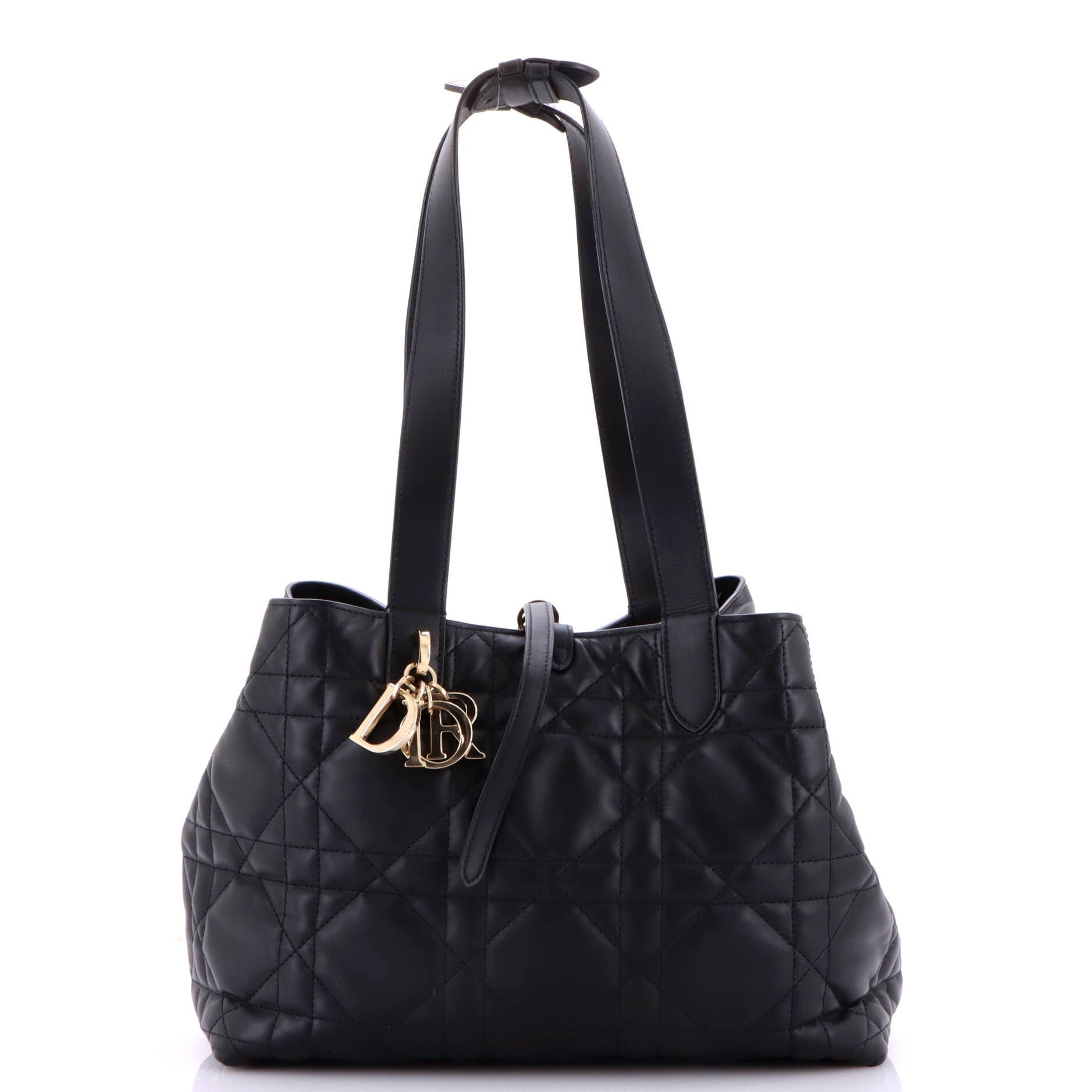 Toujours Tote Bag Macrocannage Quilt Calfskin Medium