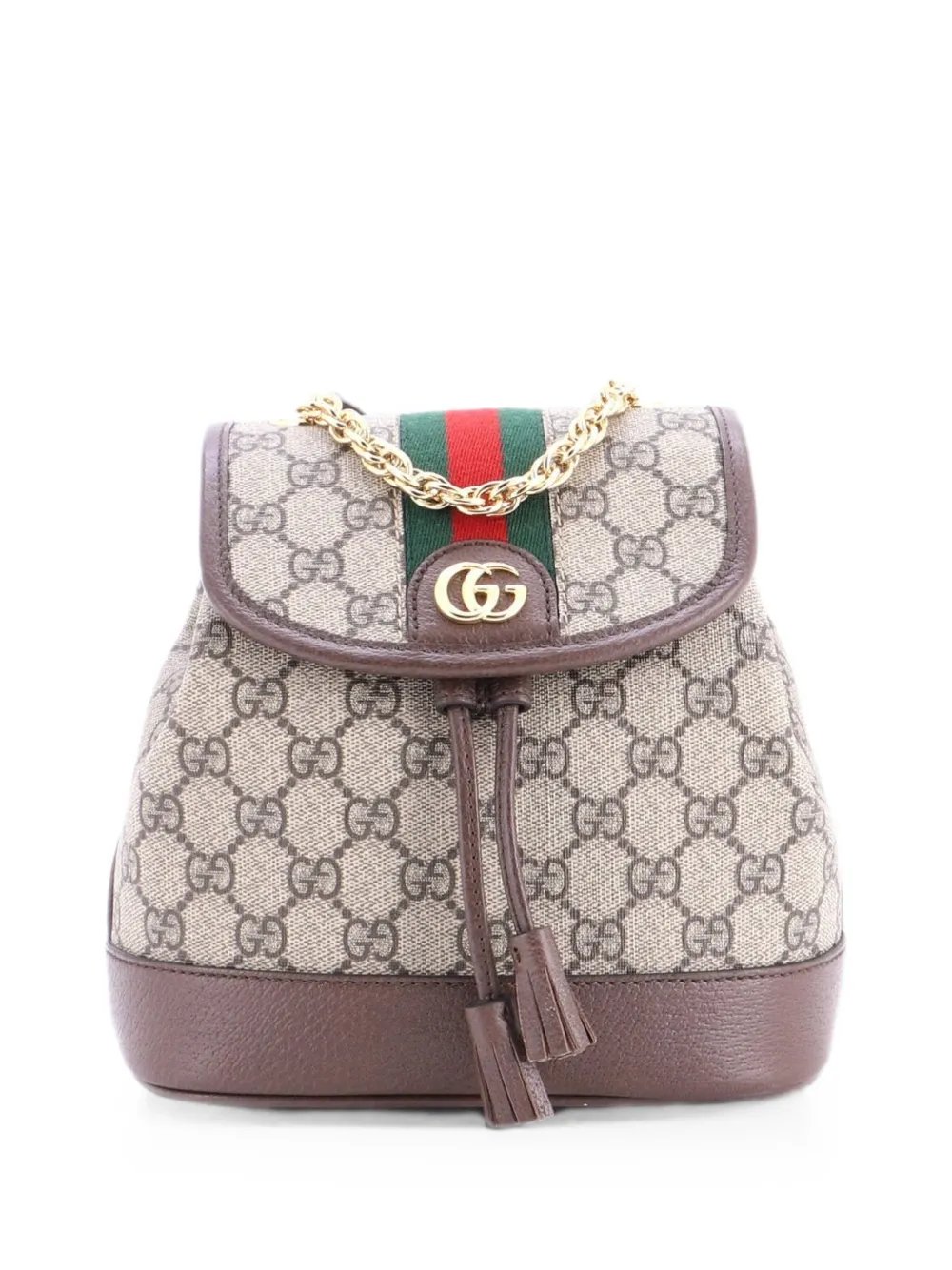 Ophidia Flap GG Coated Canvas Mini backpack