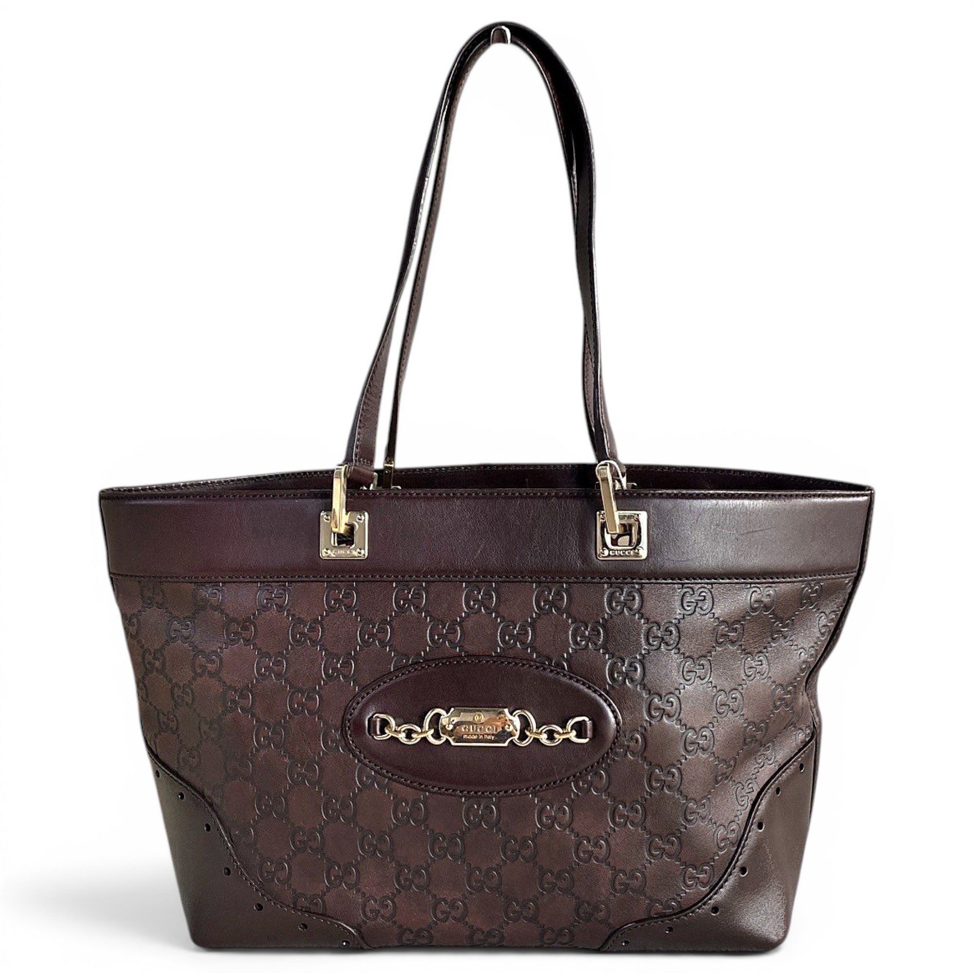 Leather handbag