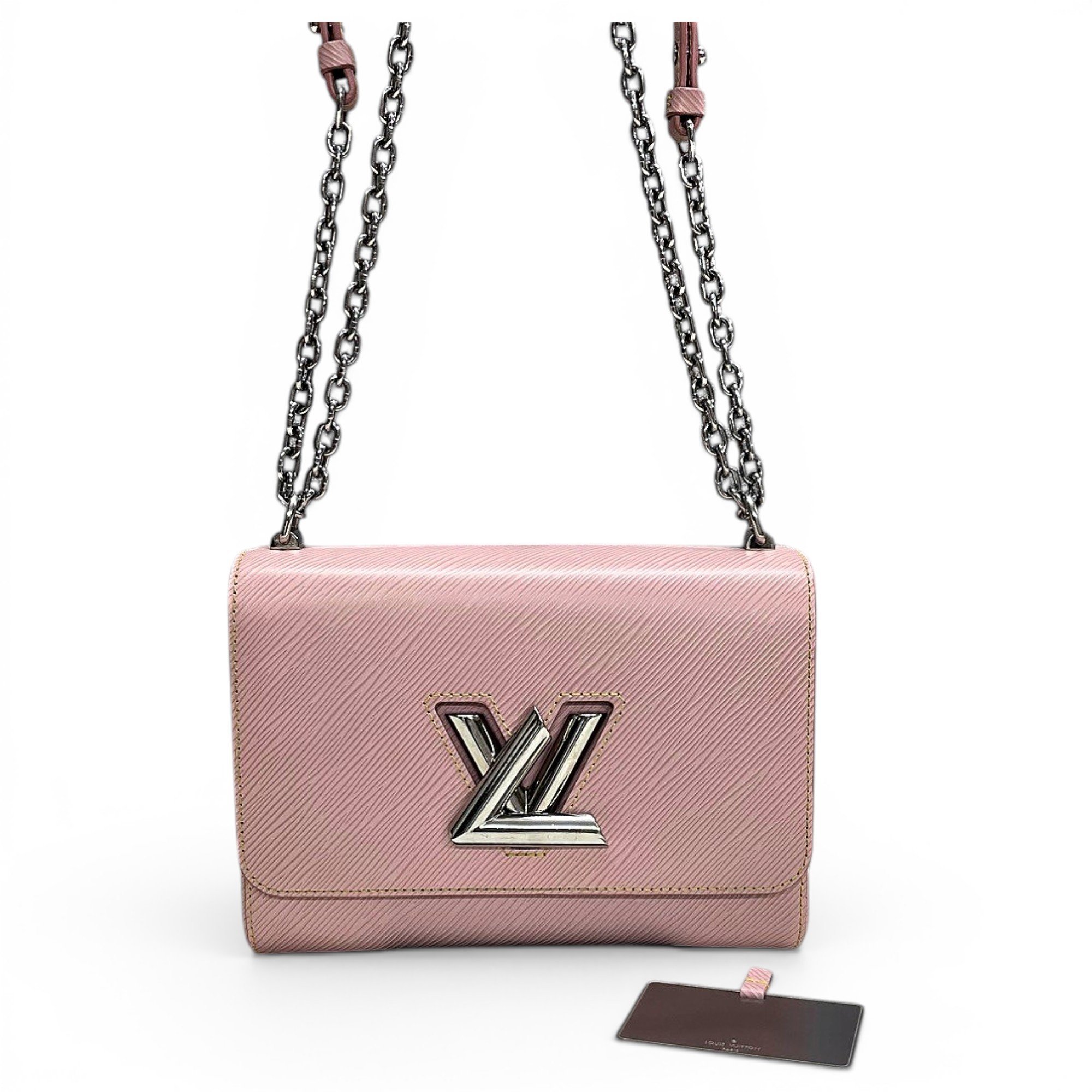 Twist leather handbag