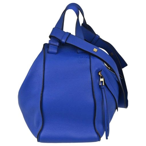 Hammock leather handbag