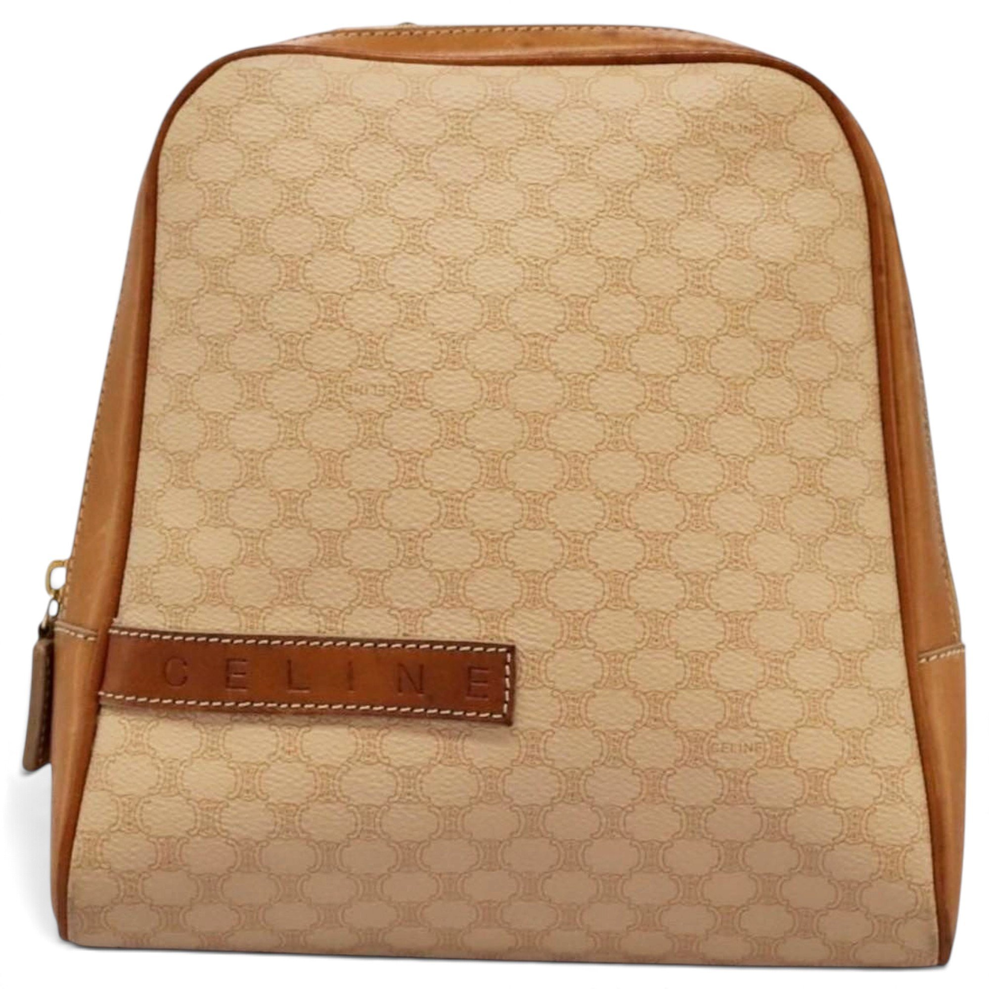 Leather backpack