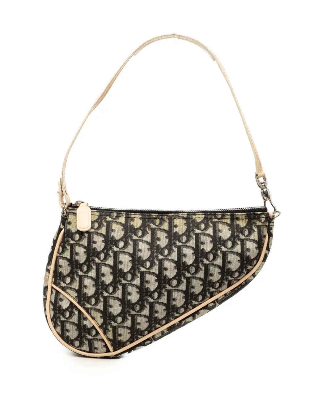 2001 Mini Diorissimo Coated Canvas Saddle Pochette shoulder bag