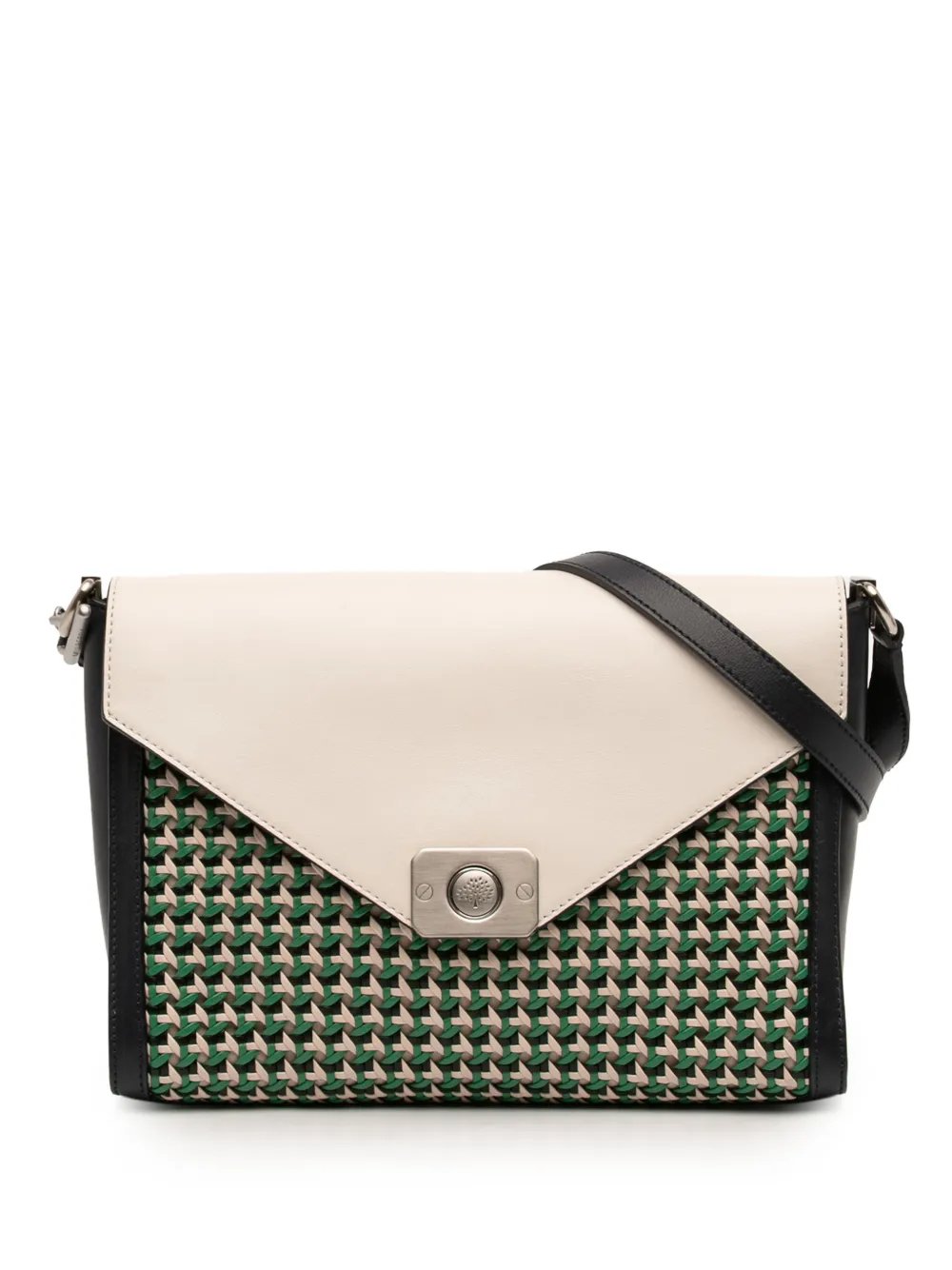 2000-2026 Multicolor Leather Delphie Duo Flap crossbody bag