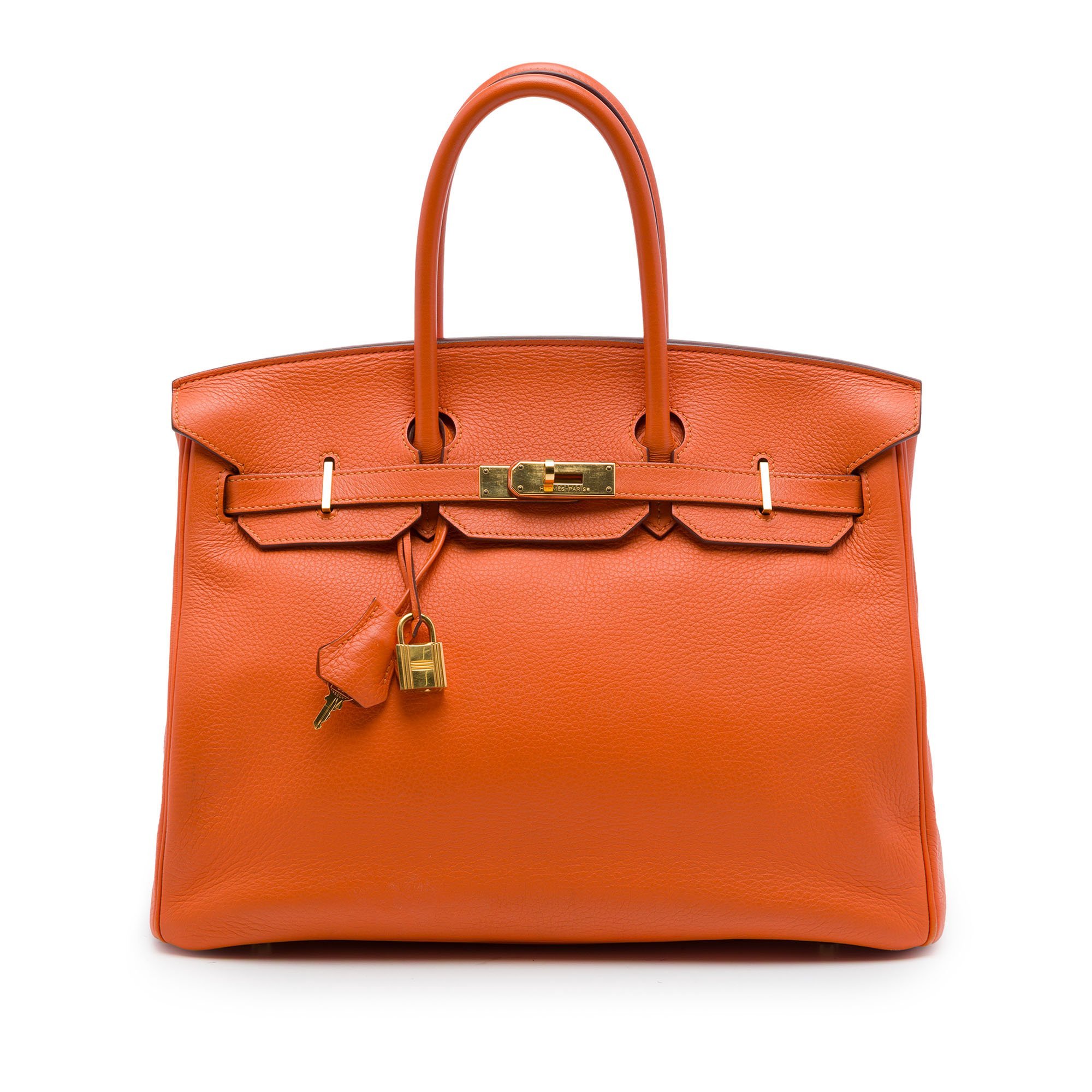 Birkin 35 leather handbag