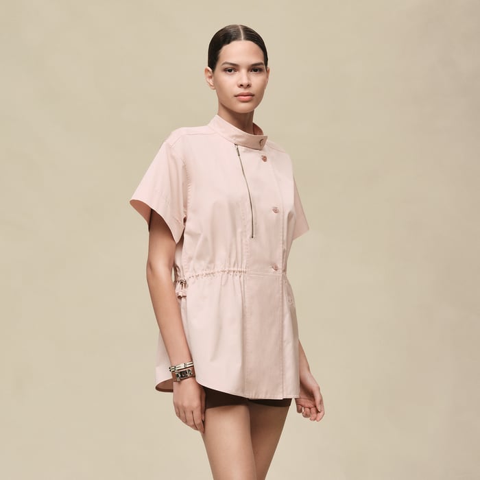 Rose Palomino Drawstring Shirt