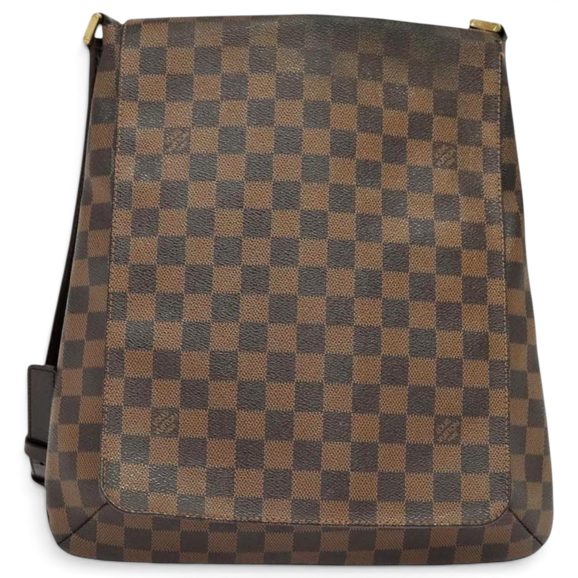Musette leather handbag