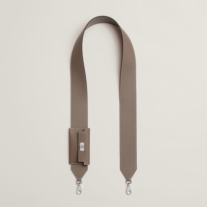 Étoupe Kelly Pocket Bag Strap 50 MM