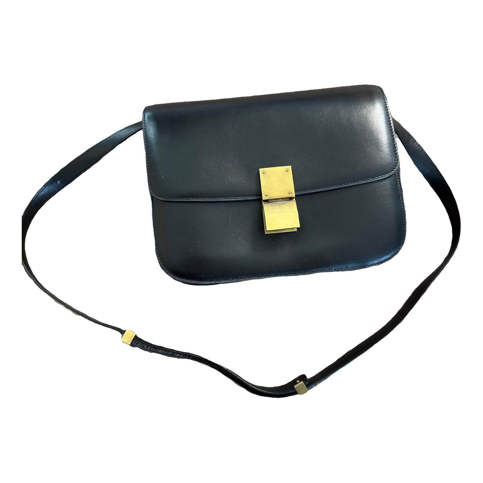 Classic leather crossbody bag