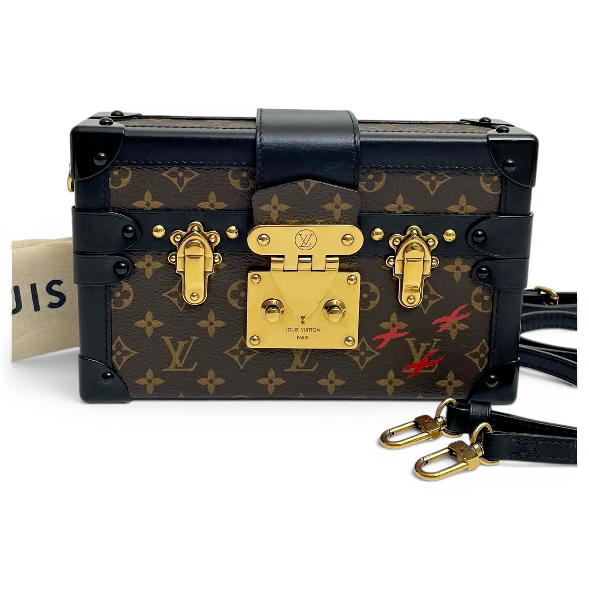 Pochette Trunk vinyl crossbody bag