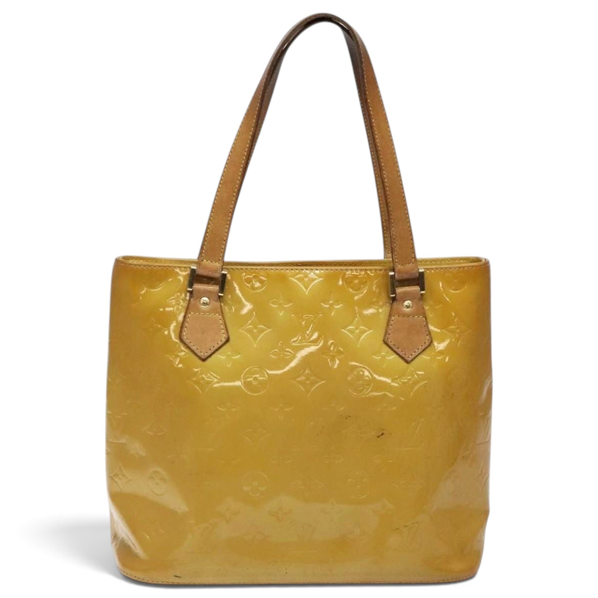 Houston patent leather handbag