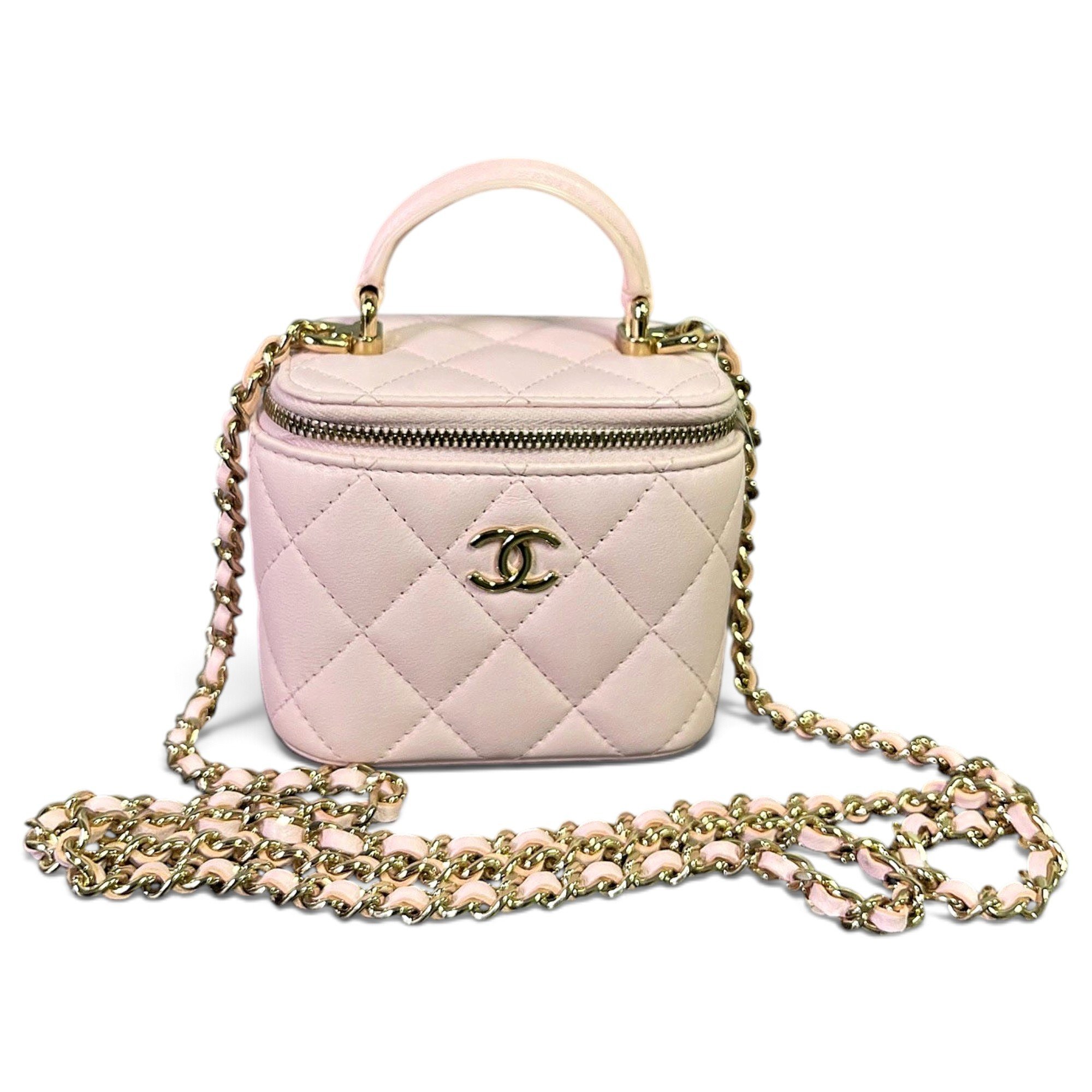 Trendy CC Vanity leather mini bag