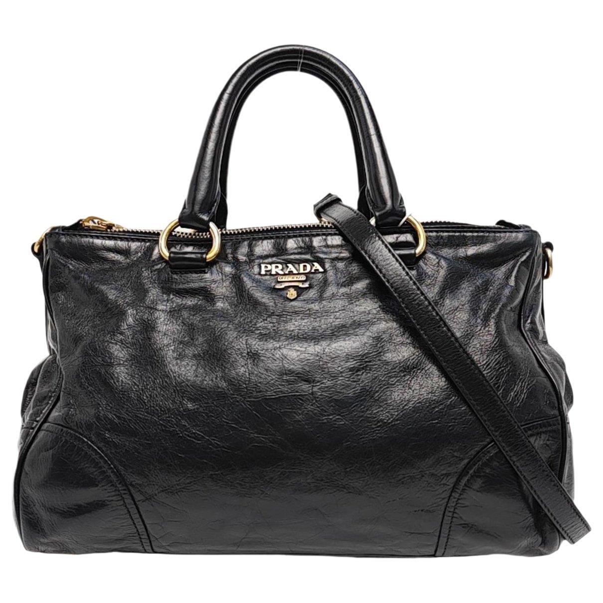 Leather handbag
