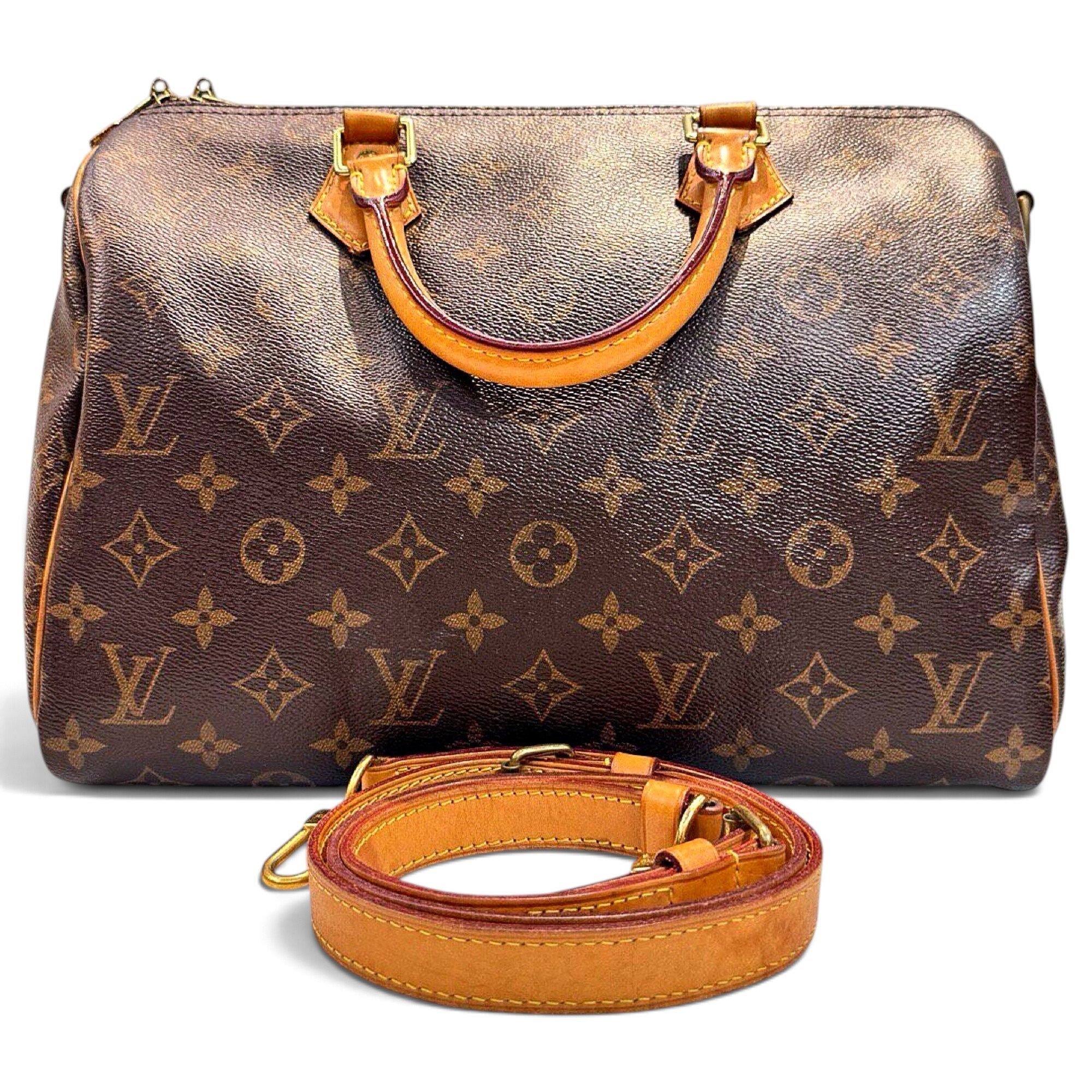 Speedy Bandoulière leather crossbody bag