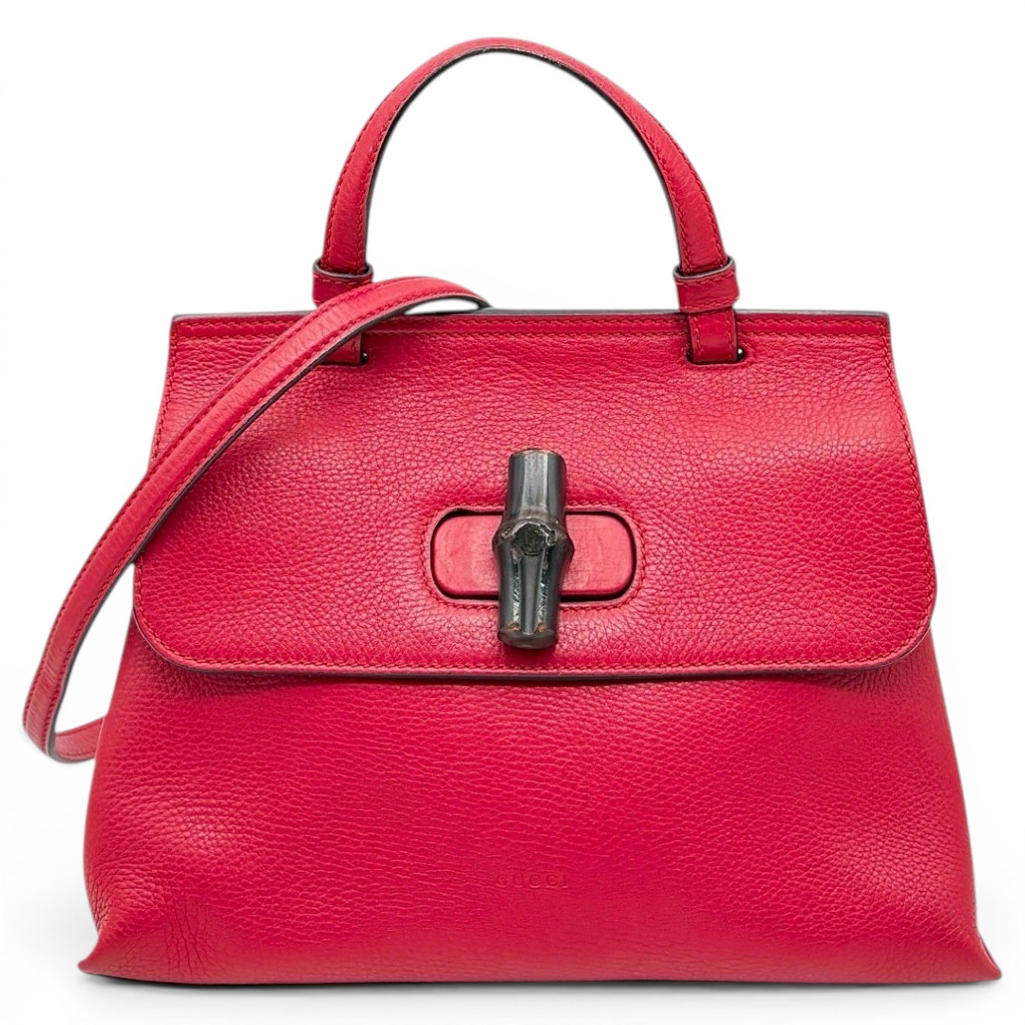 Bamboo Daily Top Handle pony-style calfskin handbag