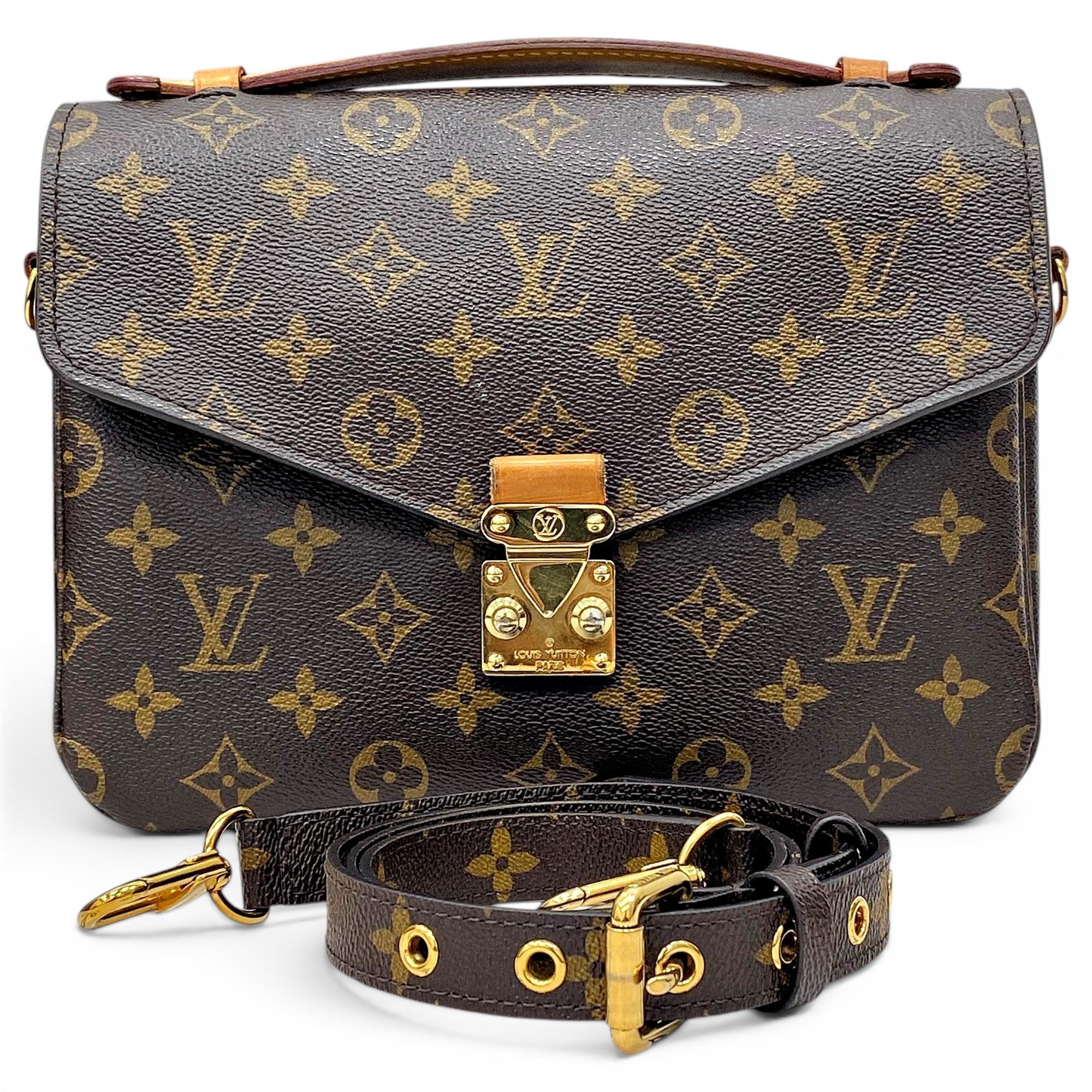 Metis leather handbag