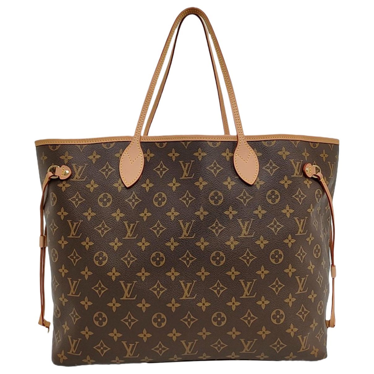 Louis Vuitton Neverfull leather handbag
