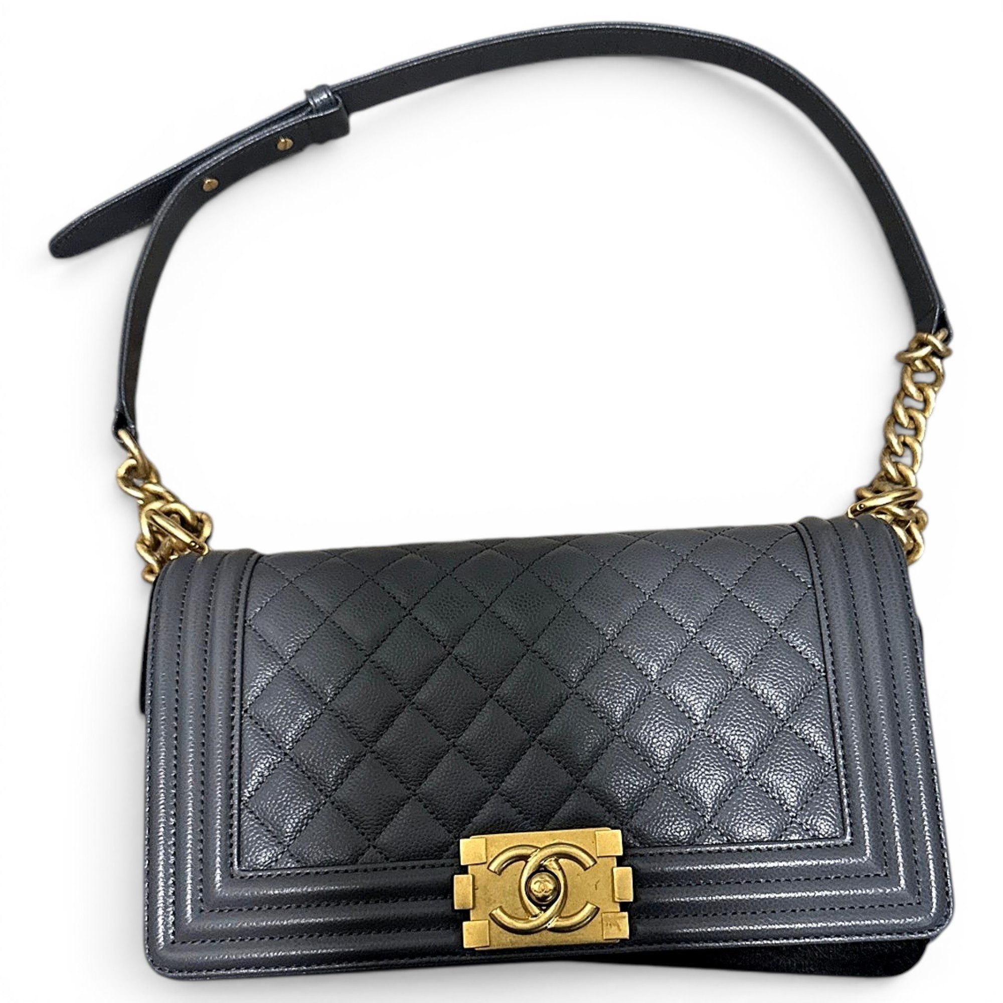 Boy leather crossbody bag