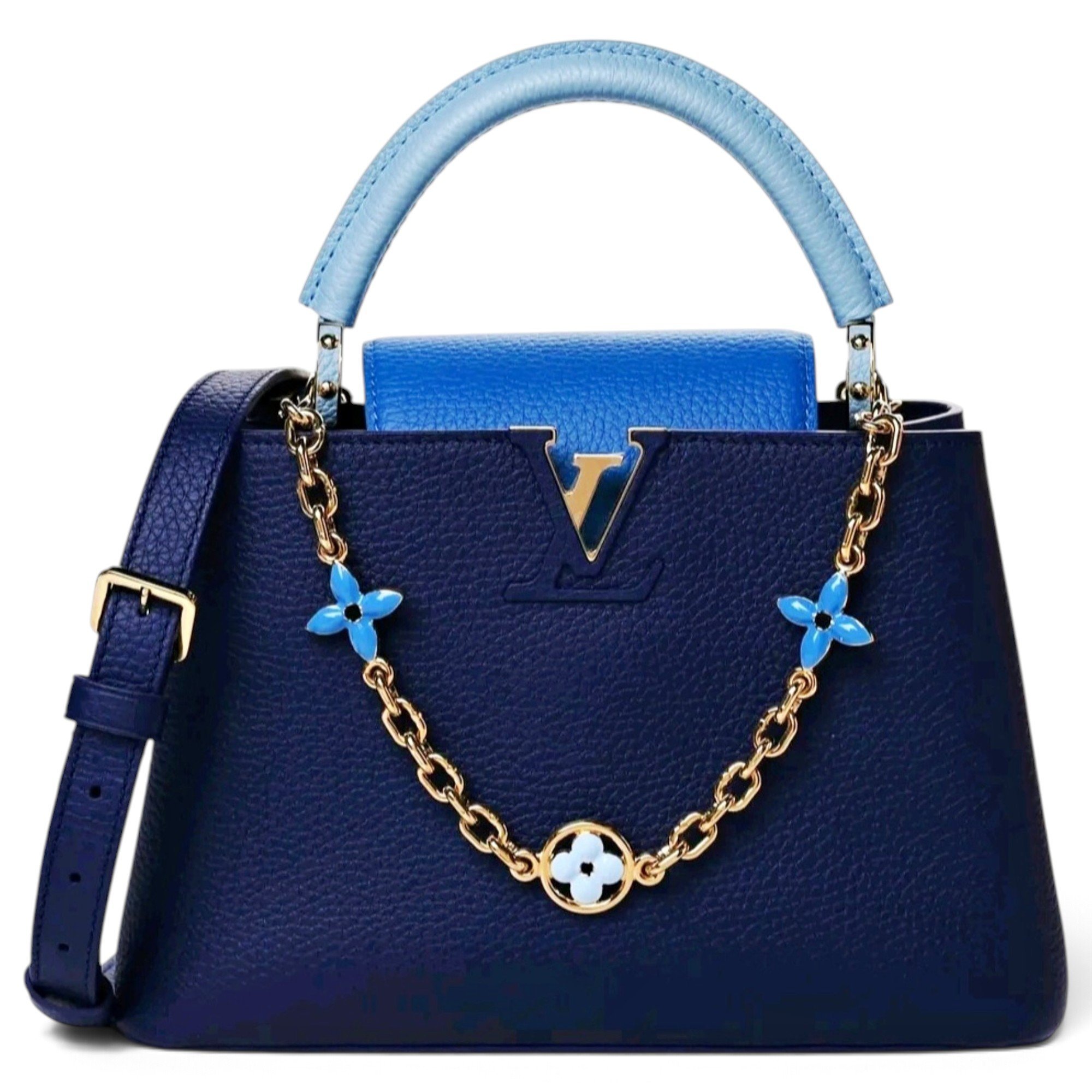 Capucines leather handbag