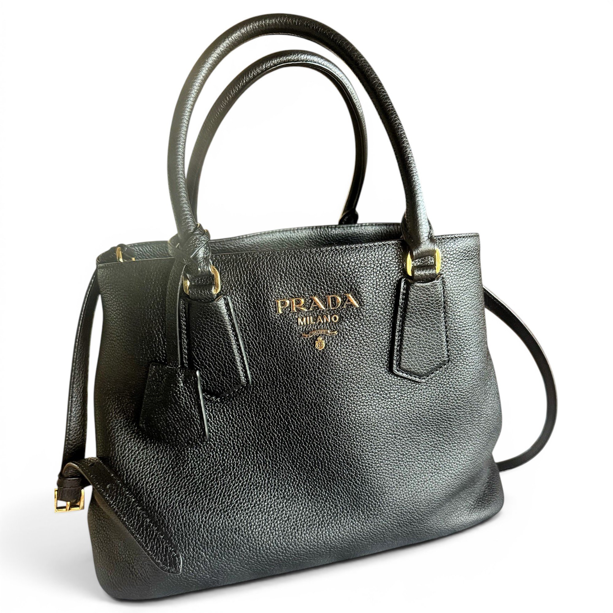 Prada Double leather handbag