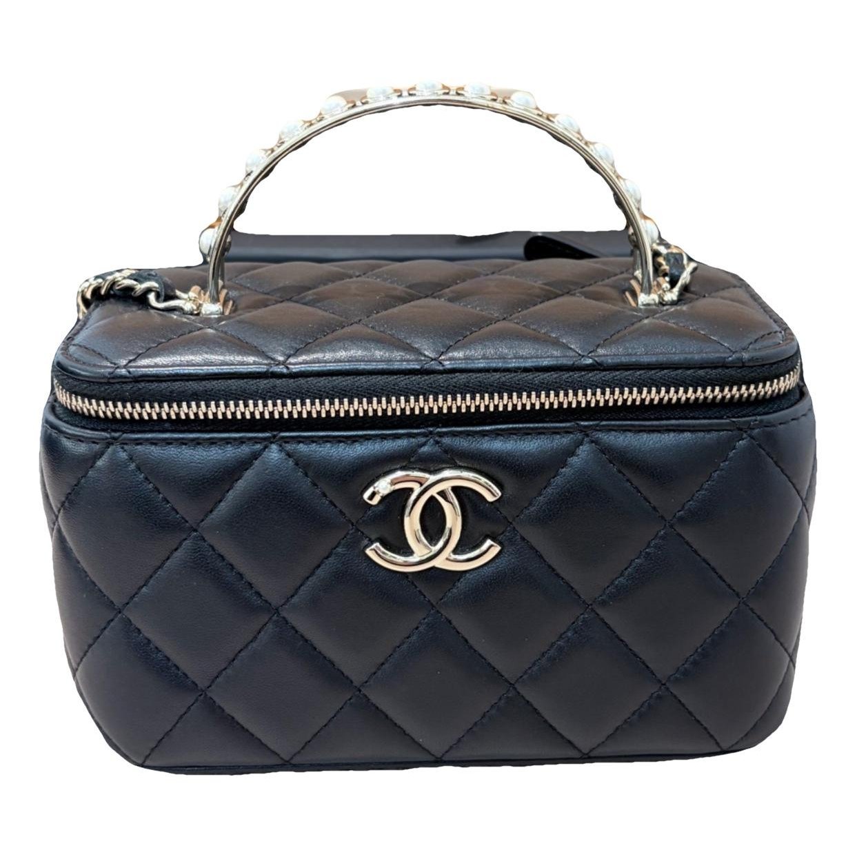 Trendy CC Vanity leather handbag