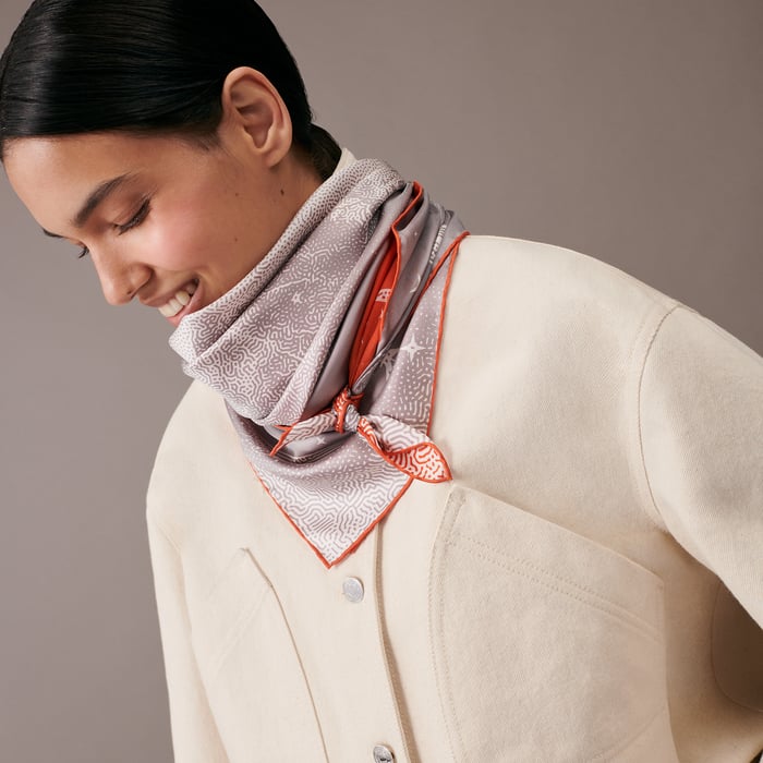 Clair De Lune Double Face Scarf 90