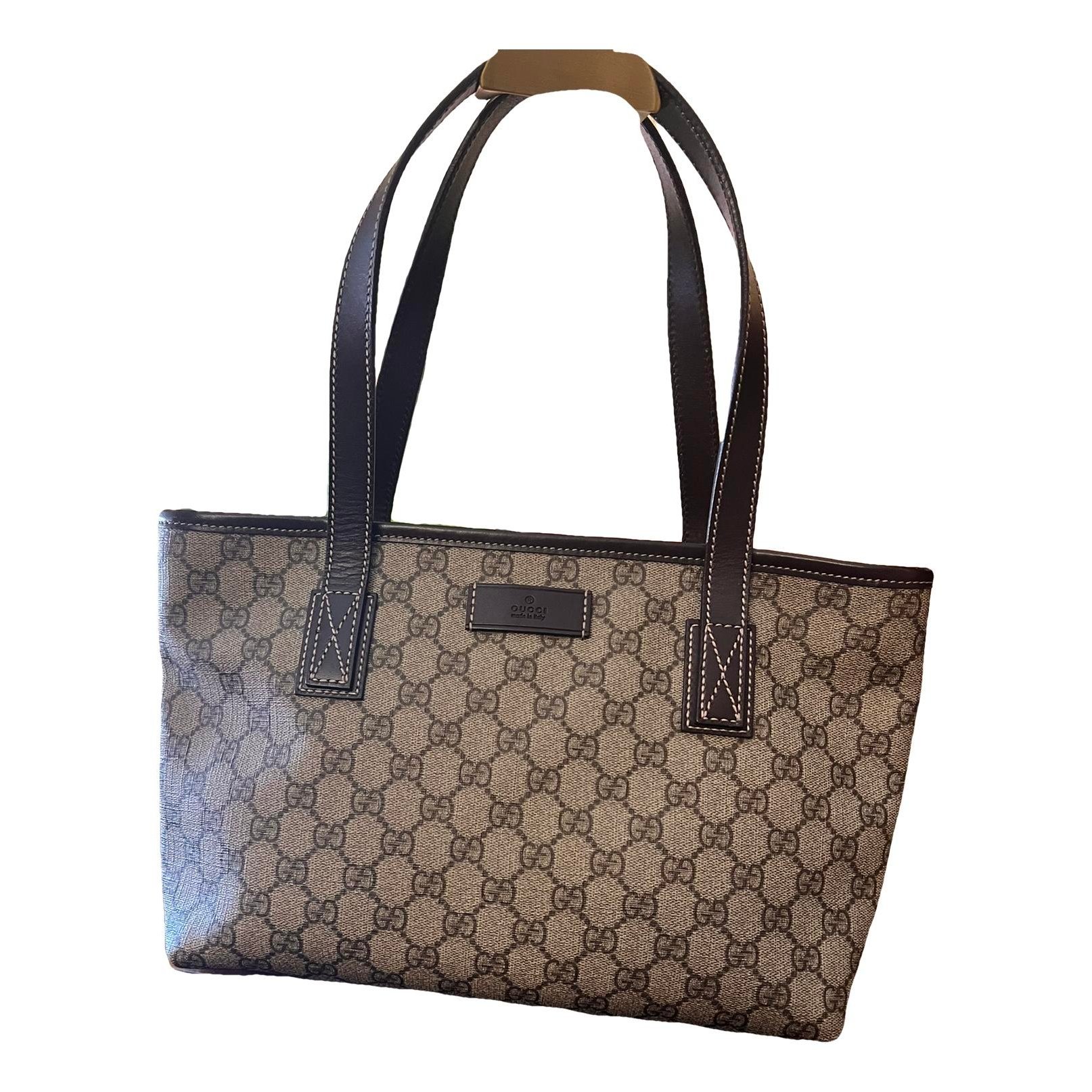Leather tote