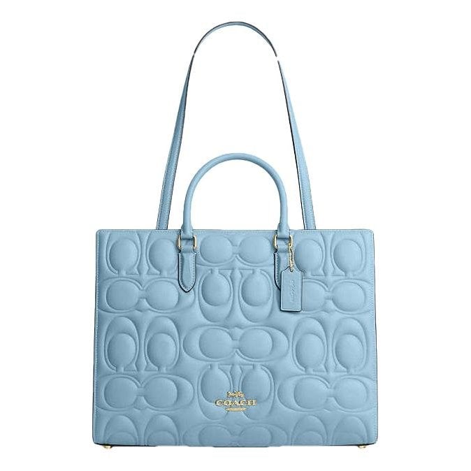 Leather tote