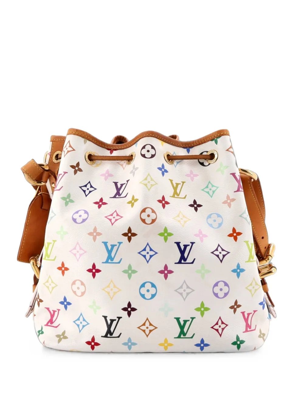 Petit Noe Handbag Monogram Multicolor bucket bag