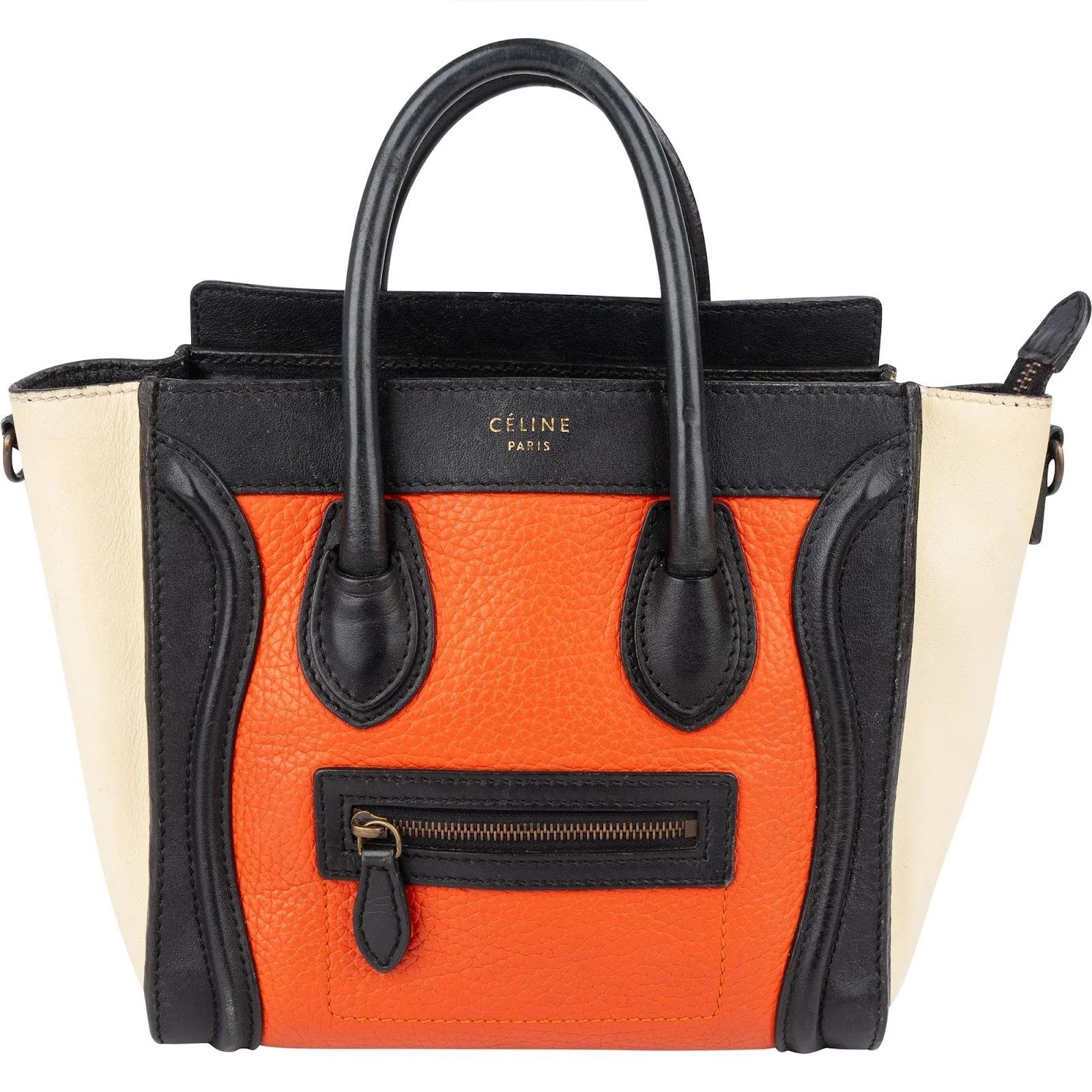 Luggage leather handbag
