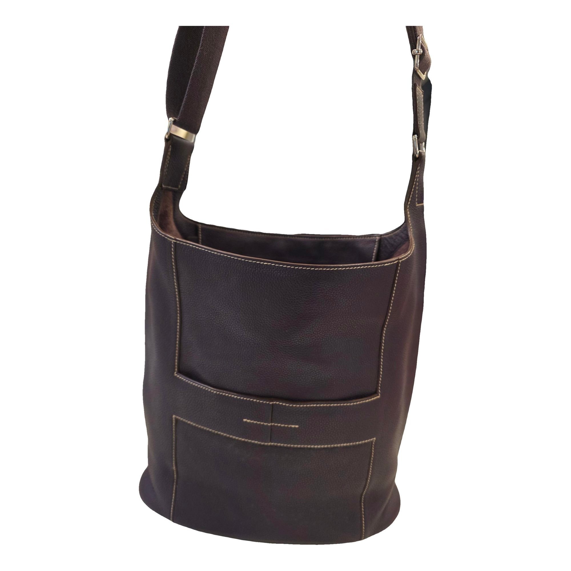 Leather crossbody bag