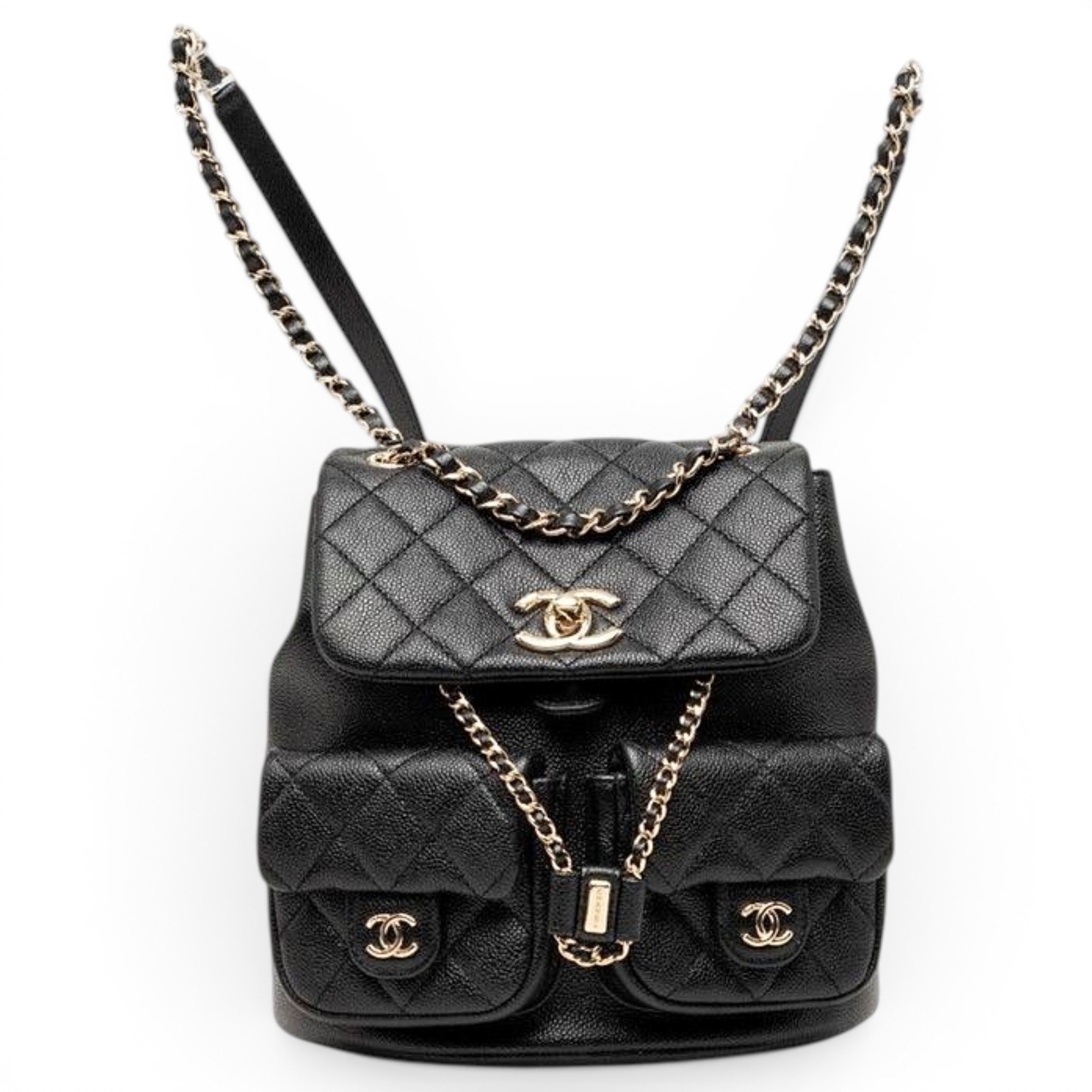 Leather backpack
