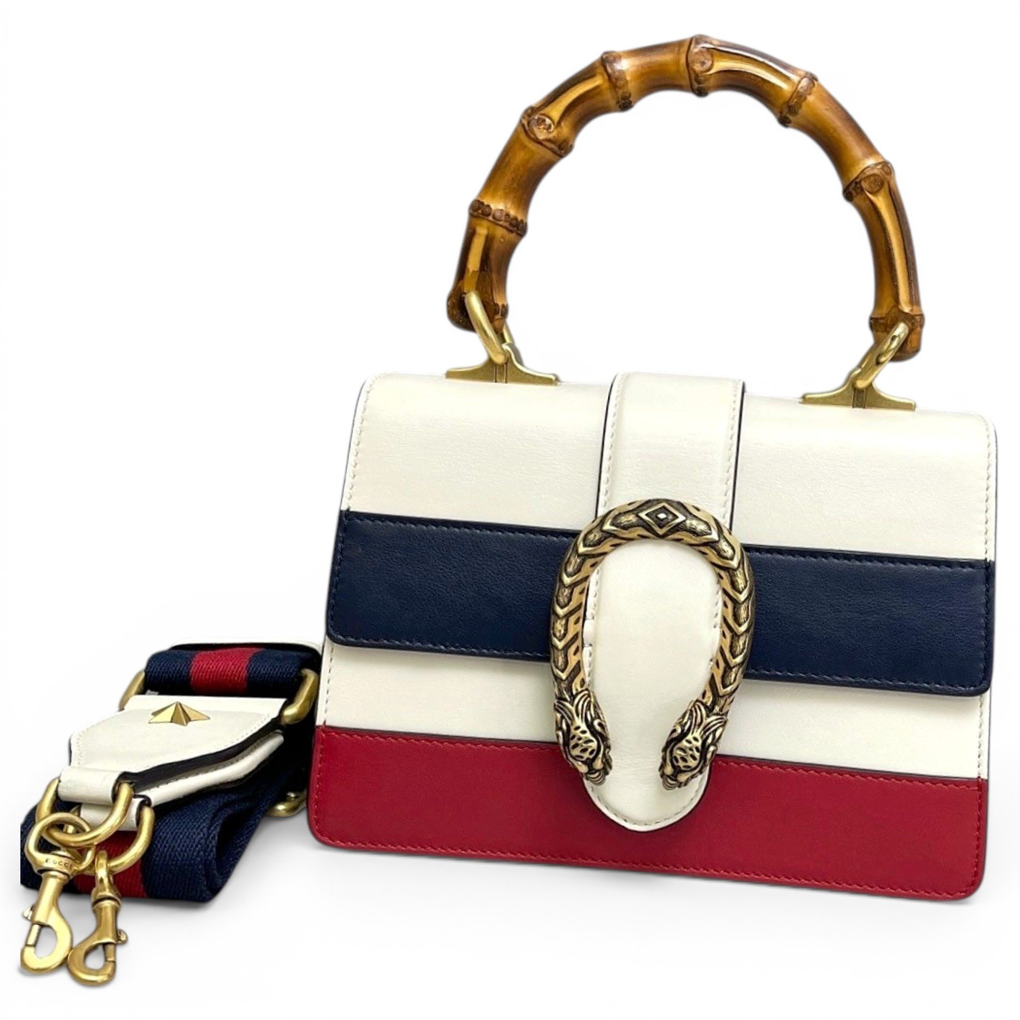 Dionysus Bamboo leather handbag