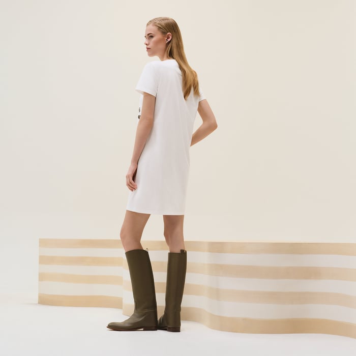 Blanc Straight Dress